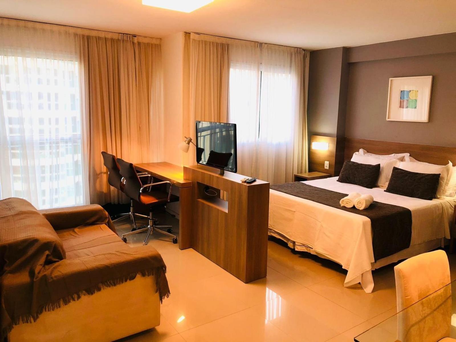 Flat Maravilhoso Inteiro Na Barra Da Tijuca Com Garagem Apartamento